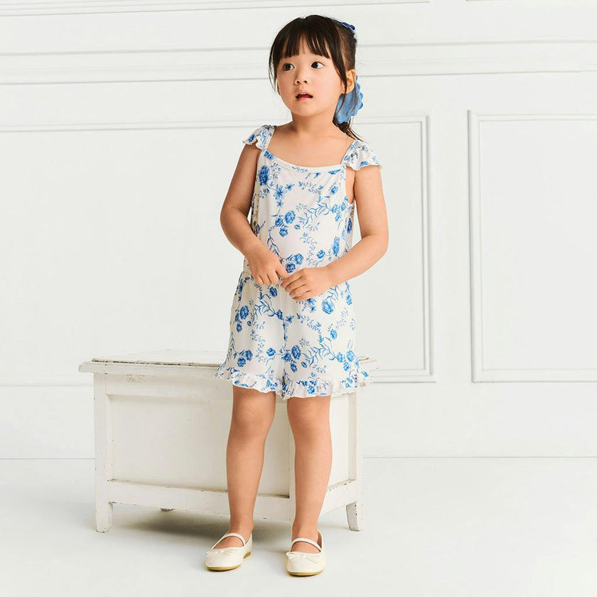 Hattie Flutter Sleeve Ruffled Romper