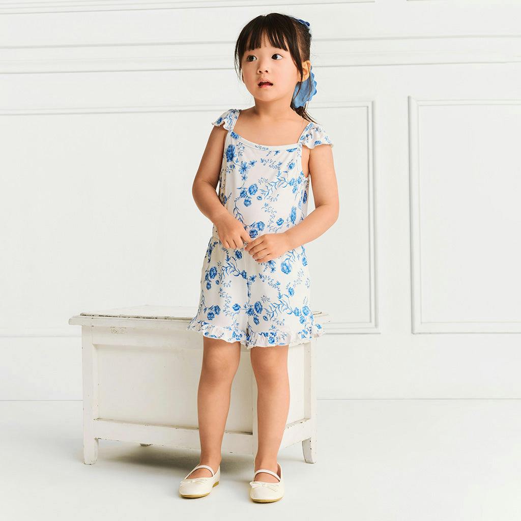 Hattie Flutter Sleeve Ruffled Romper