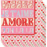Packed Party Ooh La Love Valentine's Napkins (20 count)