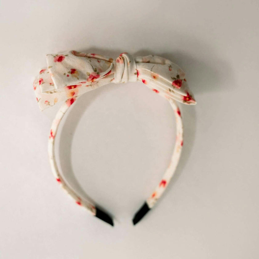 Three Little Bows Headband | Sunlit Meadow
