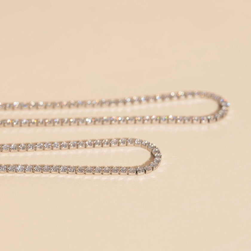 Micro Tennis Necklace