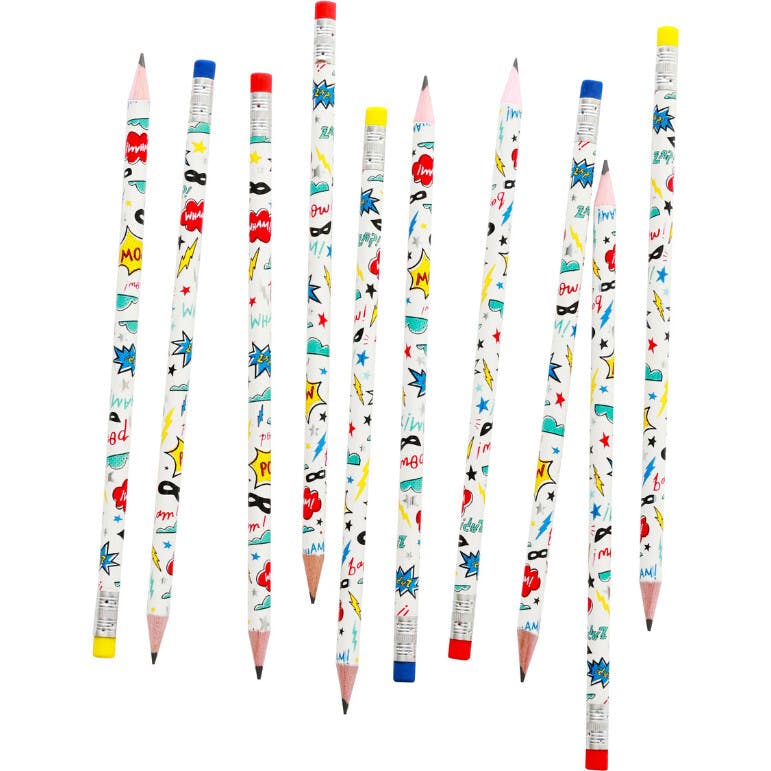 Superhero Pencil Set