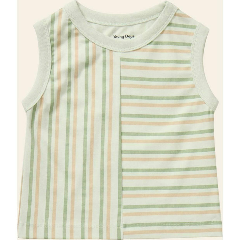 Stripe Mix Tank Top