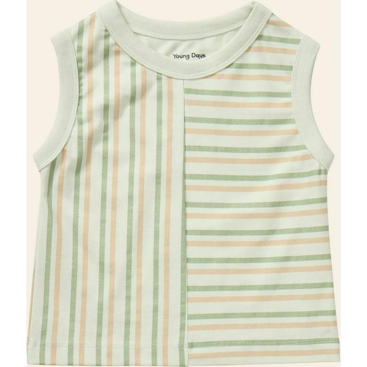 Stripe Mix Tank Top