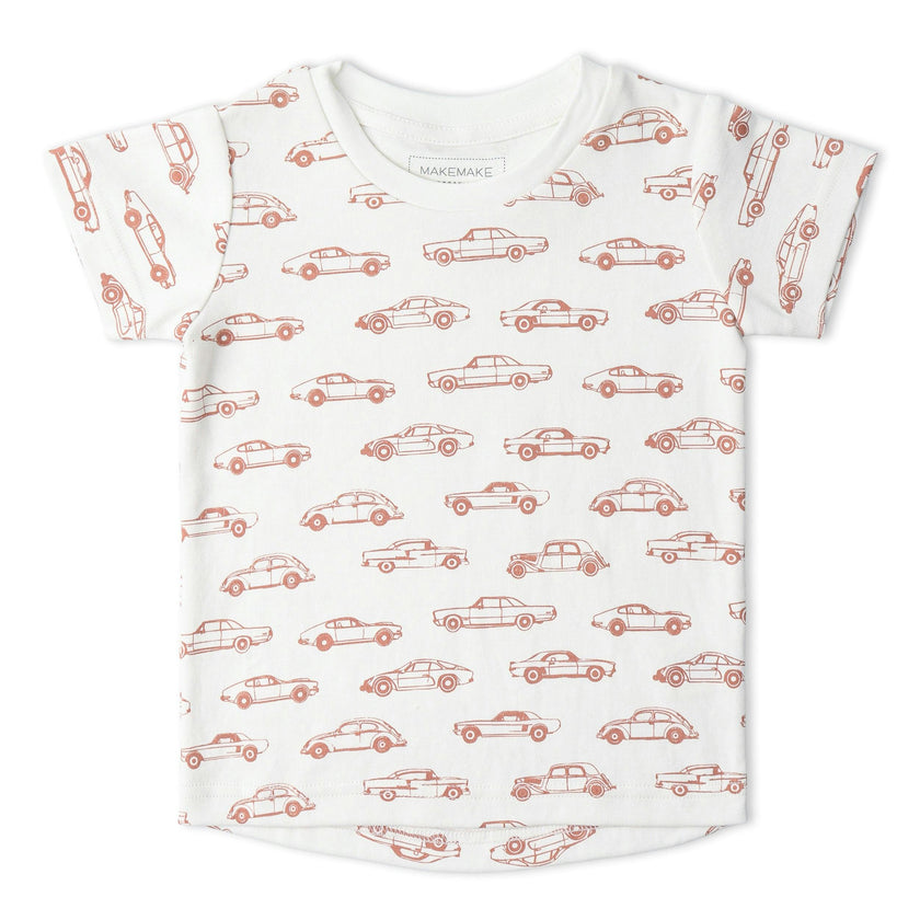 Organic Tee & Shorts Set - Cars