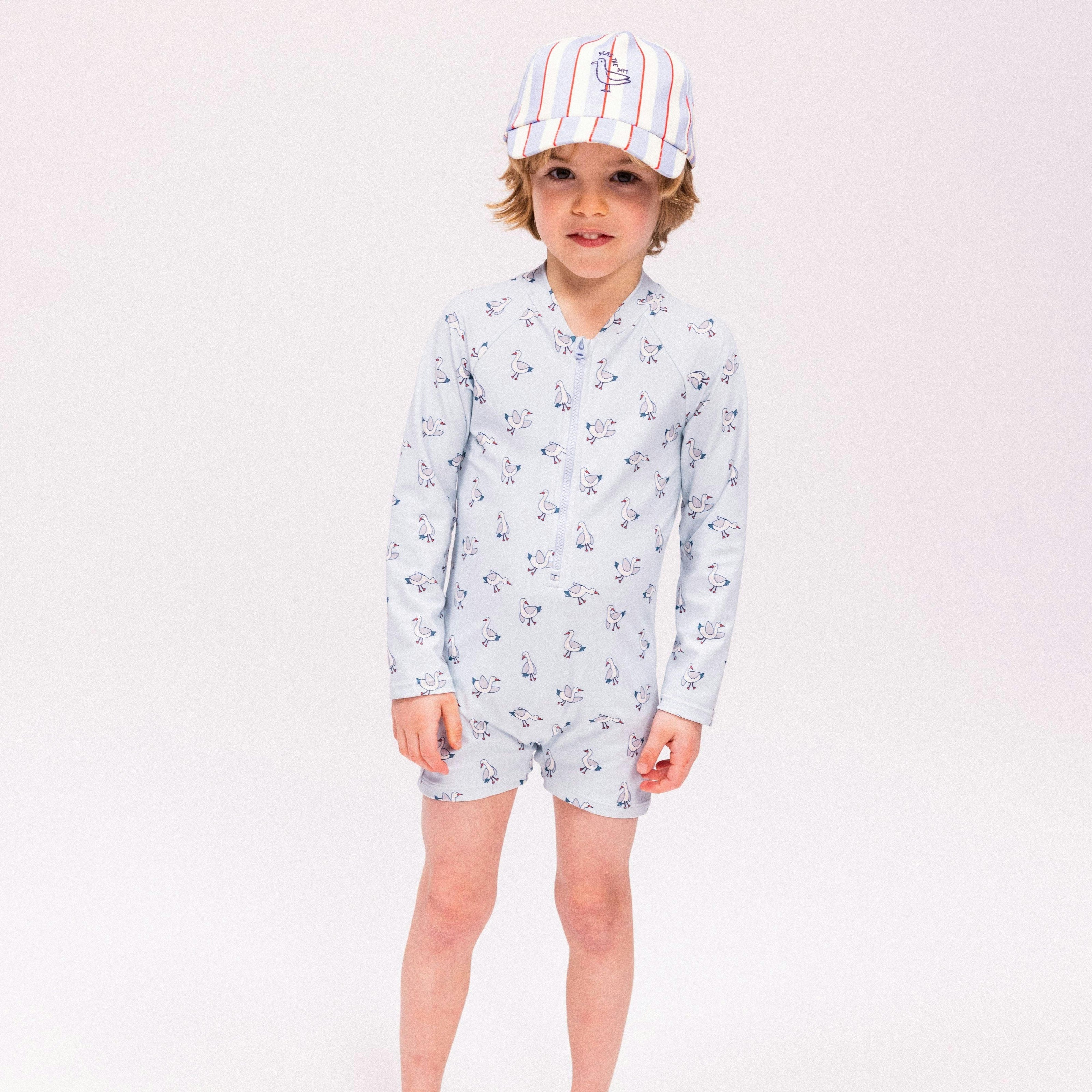 UV Swimsuit Boys - Blue - Little Seagull