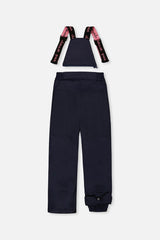 Two Piece Play Snowsuit Mauve Watercolor Floral Print With Navy Pants