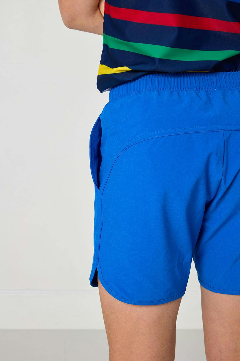 royal blue super short
