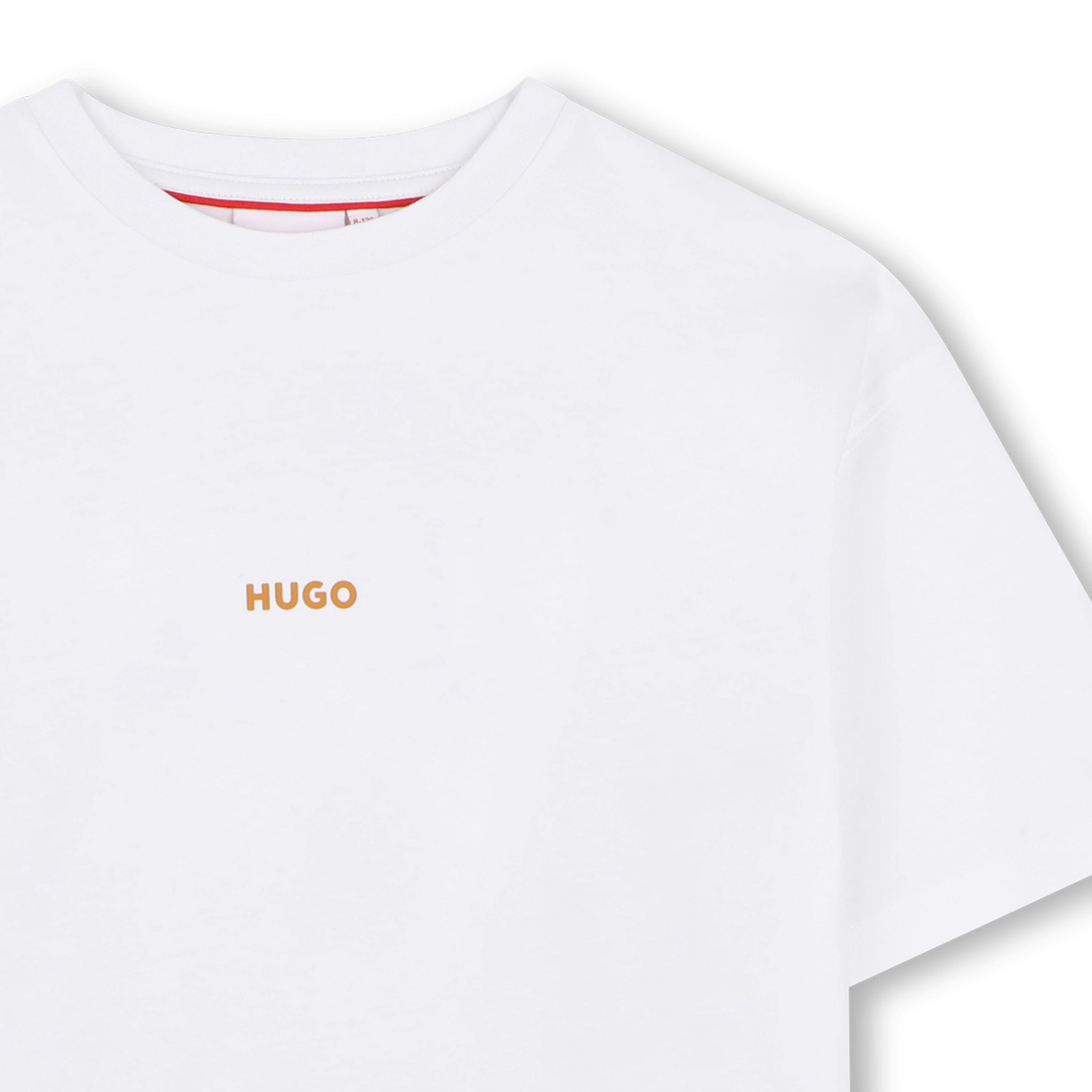 White Graphic Logo T‑Shirt