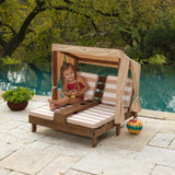 Double Chaise Lounge With Cupholder