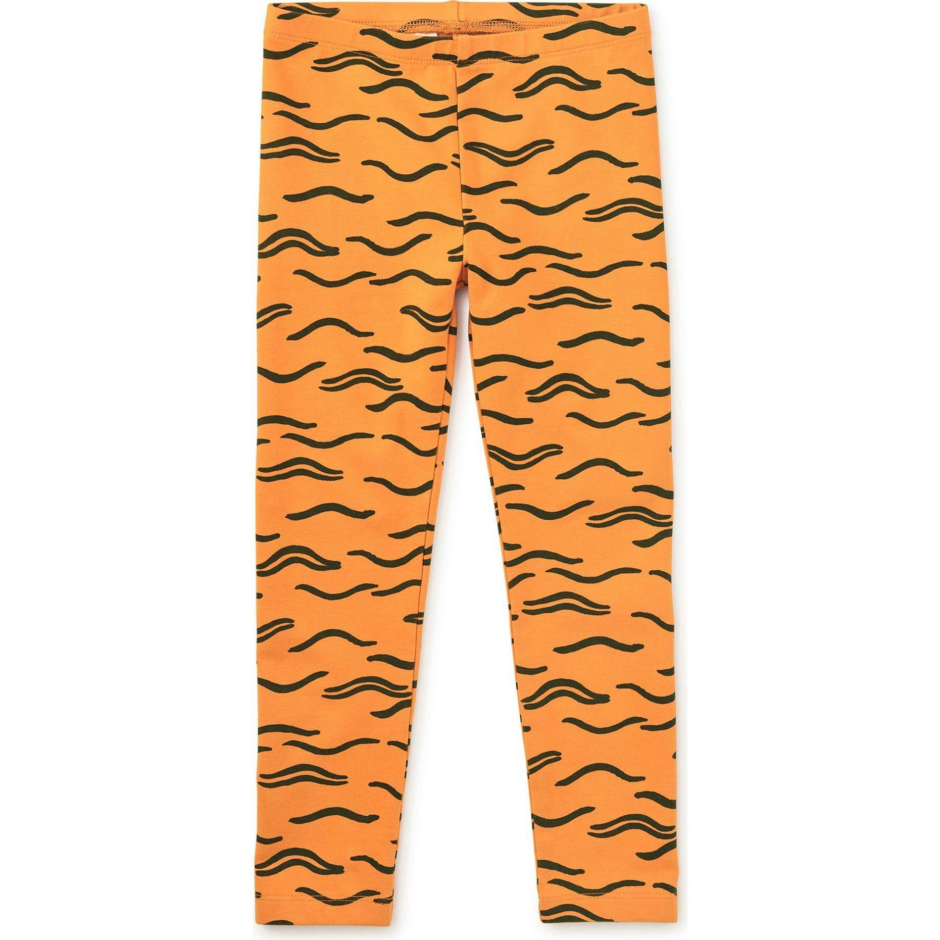 Printed Leggings, Orange