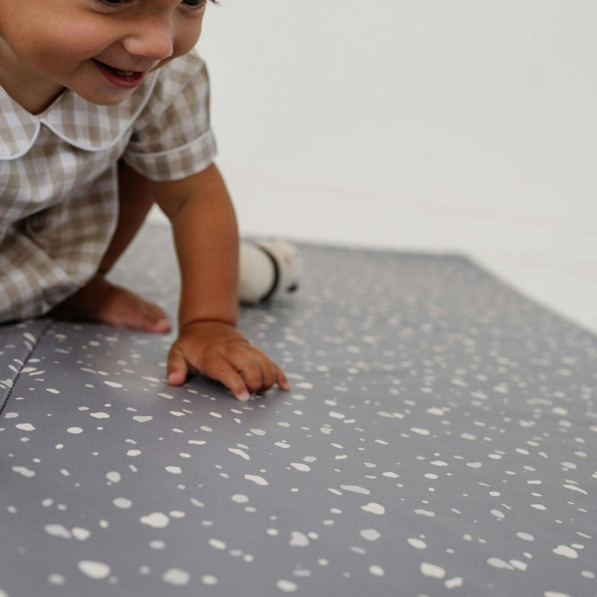 Terrazzo Slate Vegan Leather Mat