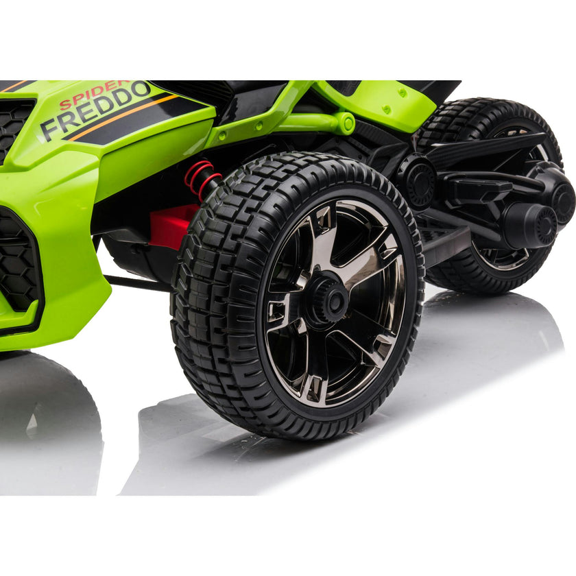 24V Freddo Spider 2 Seater Ride-On 3 Wheel Motorcycle