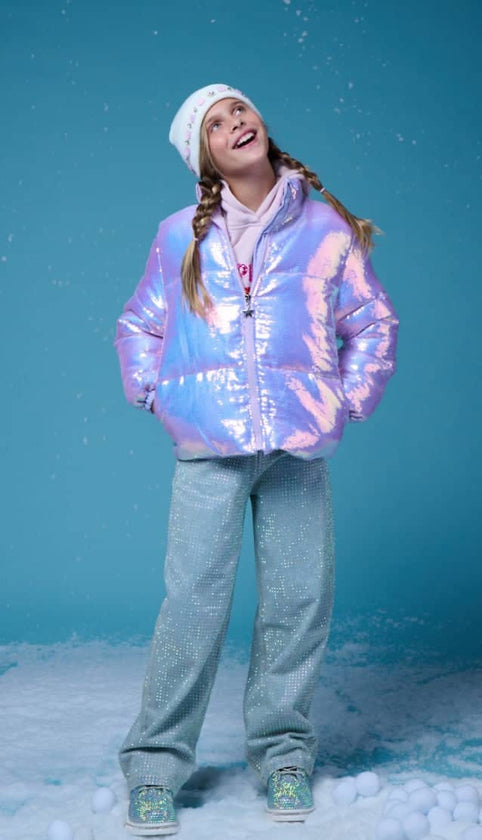 Lavender Shimmer Puffer