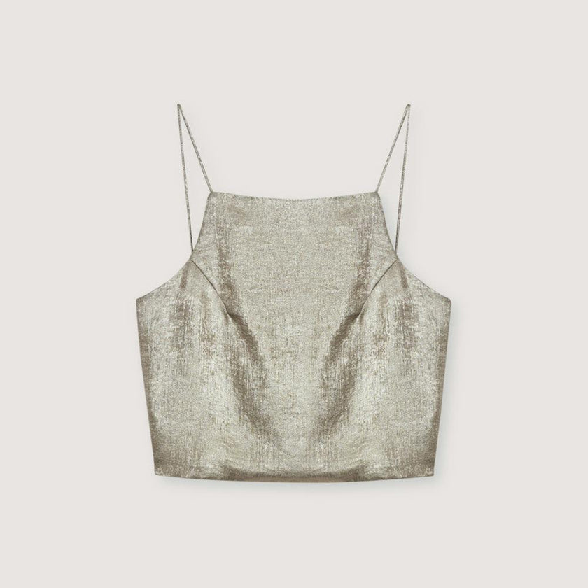 Saffron Woman Top Gold