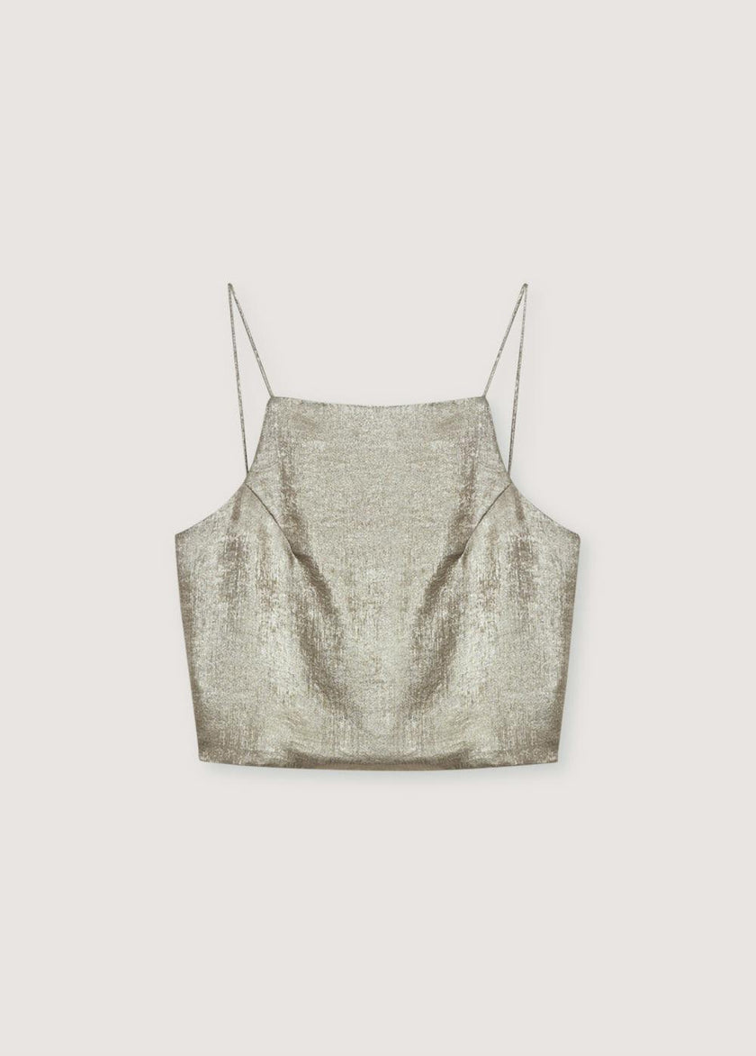 Saffron Woman Top Gold