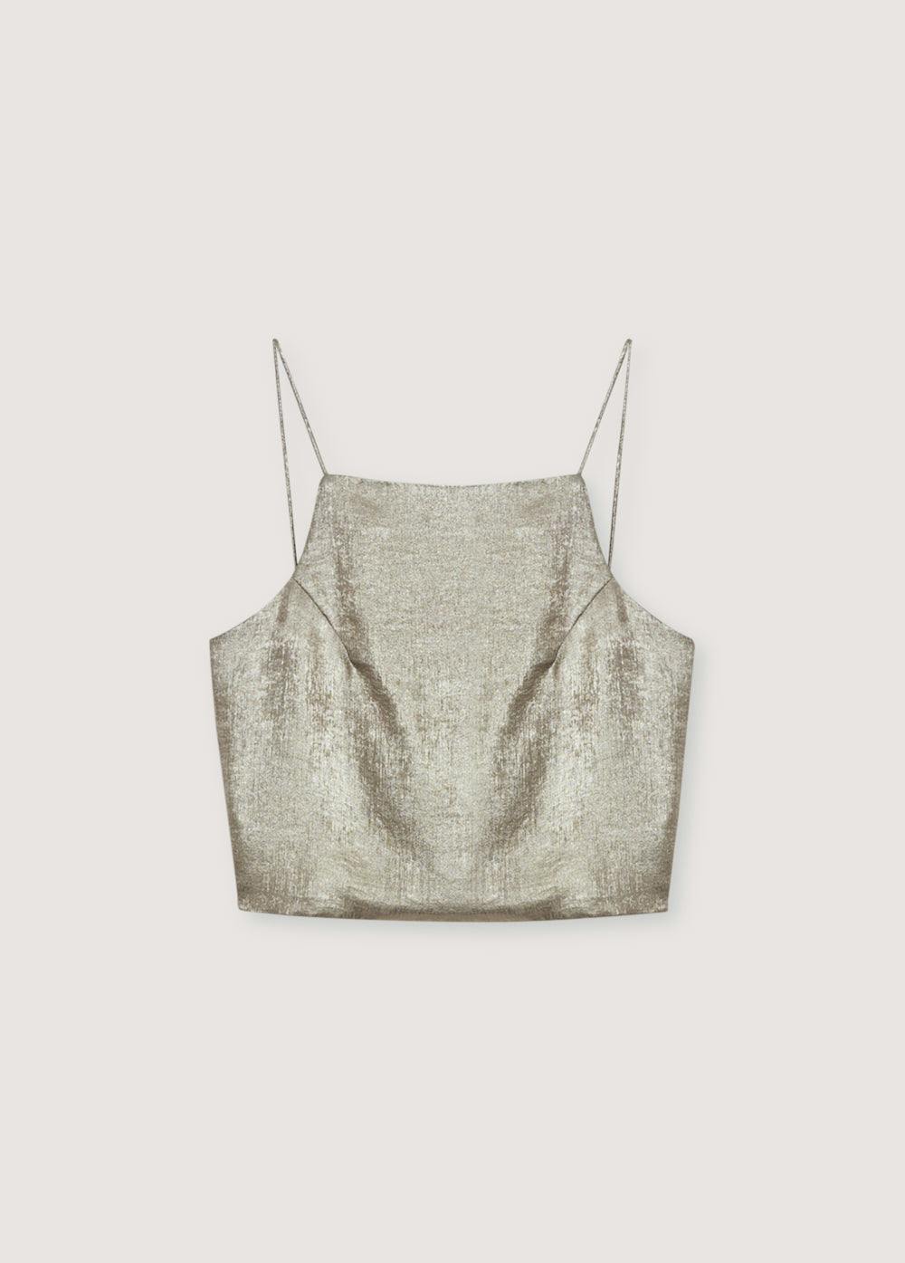 Saffron Woman Top Gold