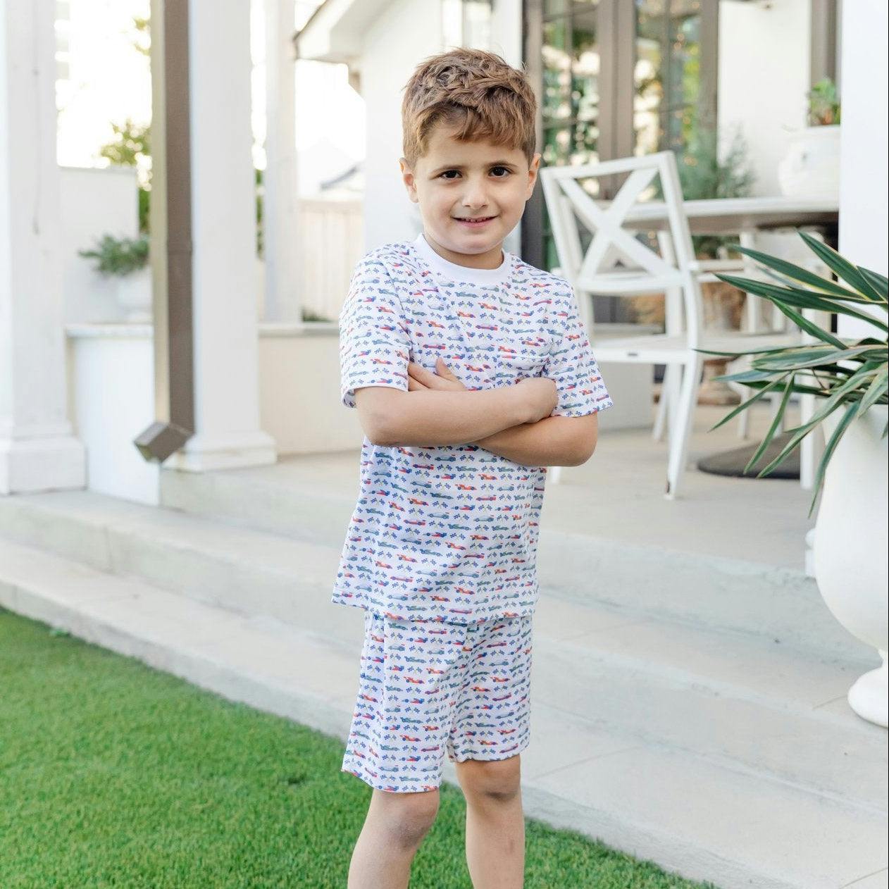 Charles Boys' Short Set - Grand Prix