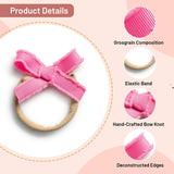 Halo Luxe Dahlia Deconstructed Grosgrain Ribbon Baby Band - Hot Pink