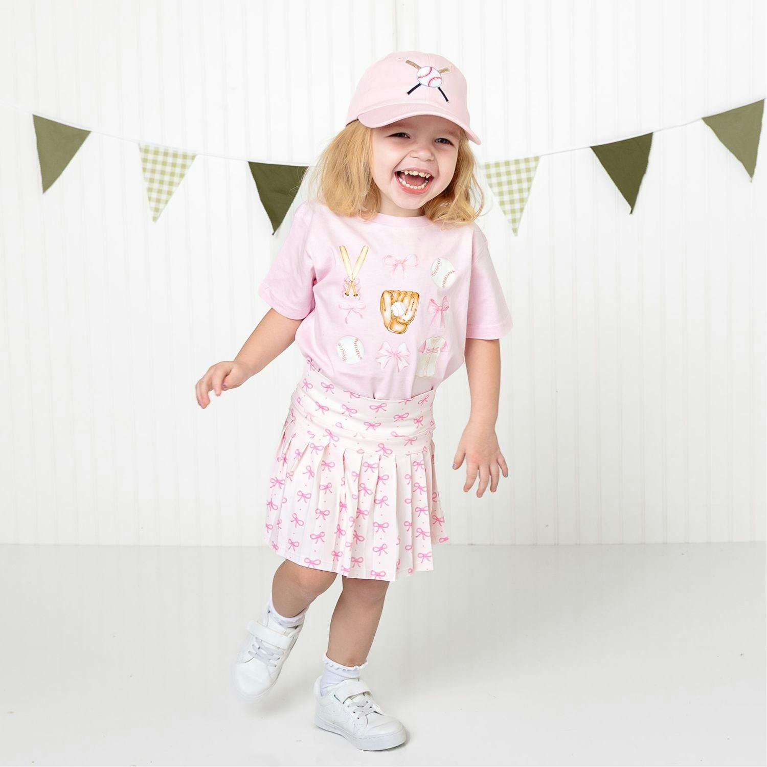 Baseball Cutie Short Sleeve T-Shirt - Ballet