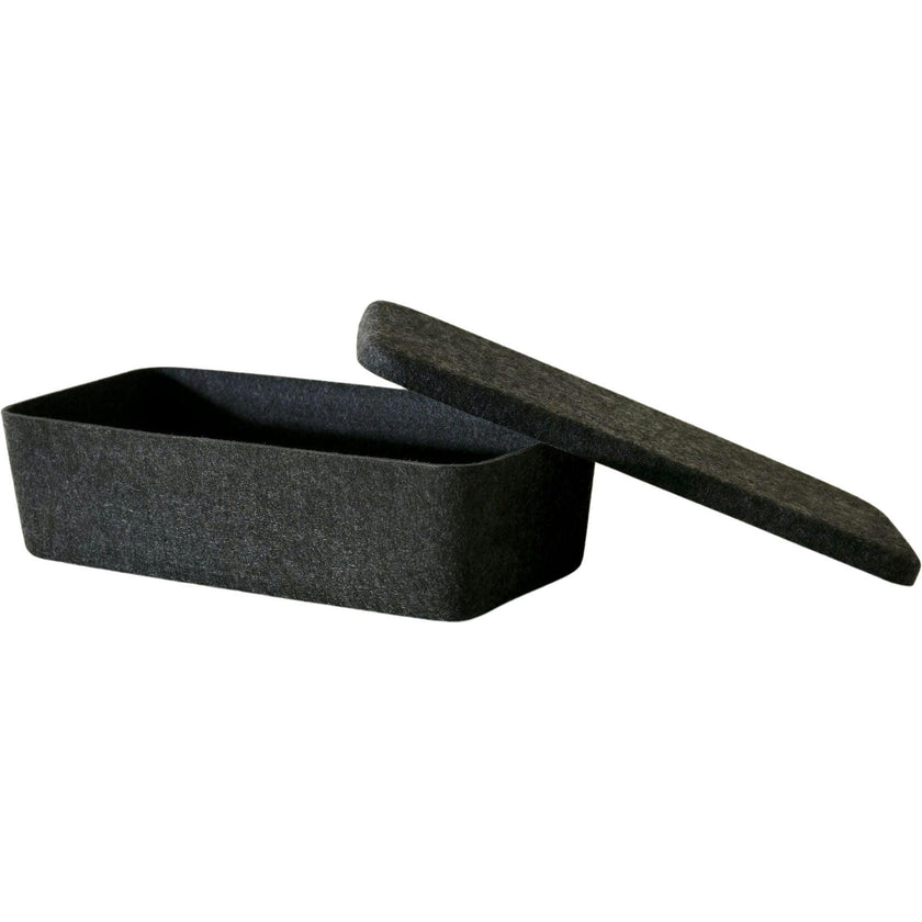 The Sculpted Bin - Long with Lid