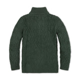 Organic Half Zip Cable Sweater