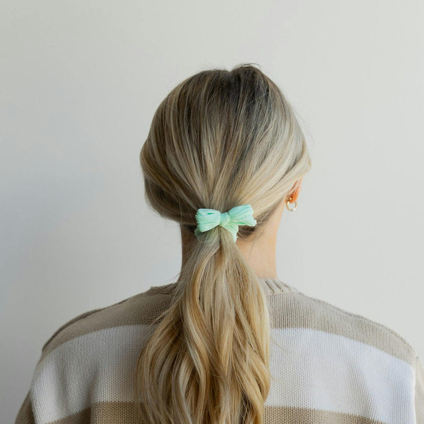 BOW SLICK BACK PONYTAILS (PACK OF 3)