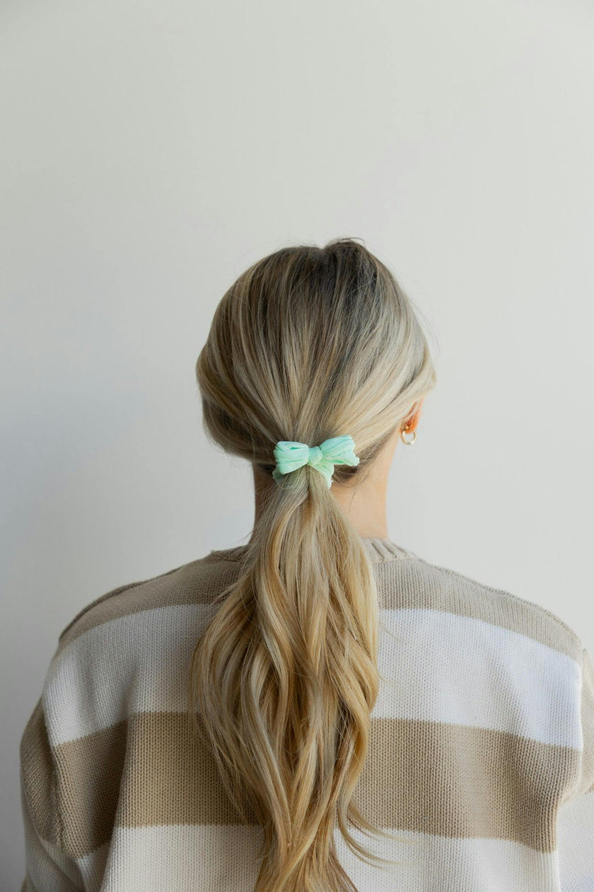 BOW SLICK BACK PONYTAILS (PACK OF 3)