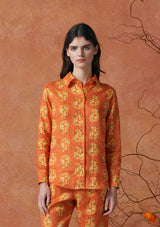 Fern Shirt Lotus Feet Coral