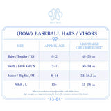 Jack-O-Lantern Bow Baseball Hat