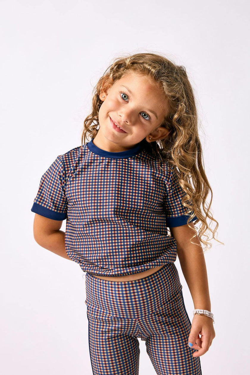 gingham dance tee