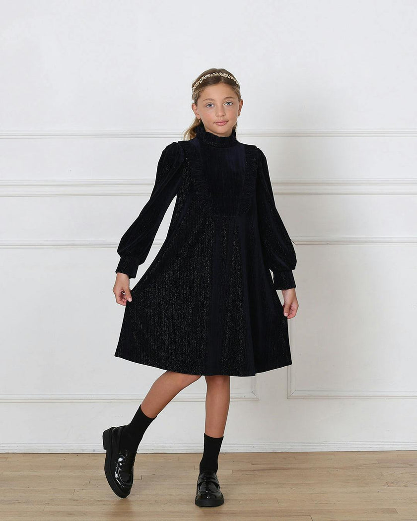 Lena dress (garnet velvet)