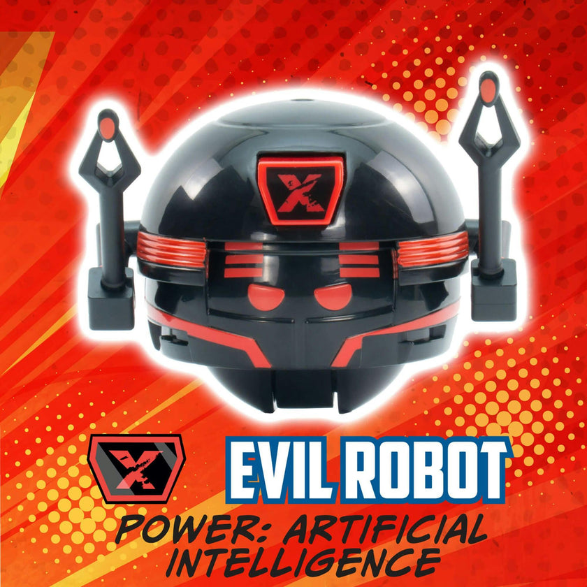 Battle Ballz: Training Pack - Evil Robot - Weapon Wielding Toy Figure