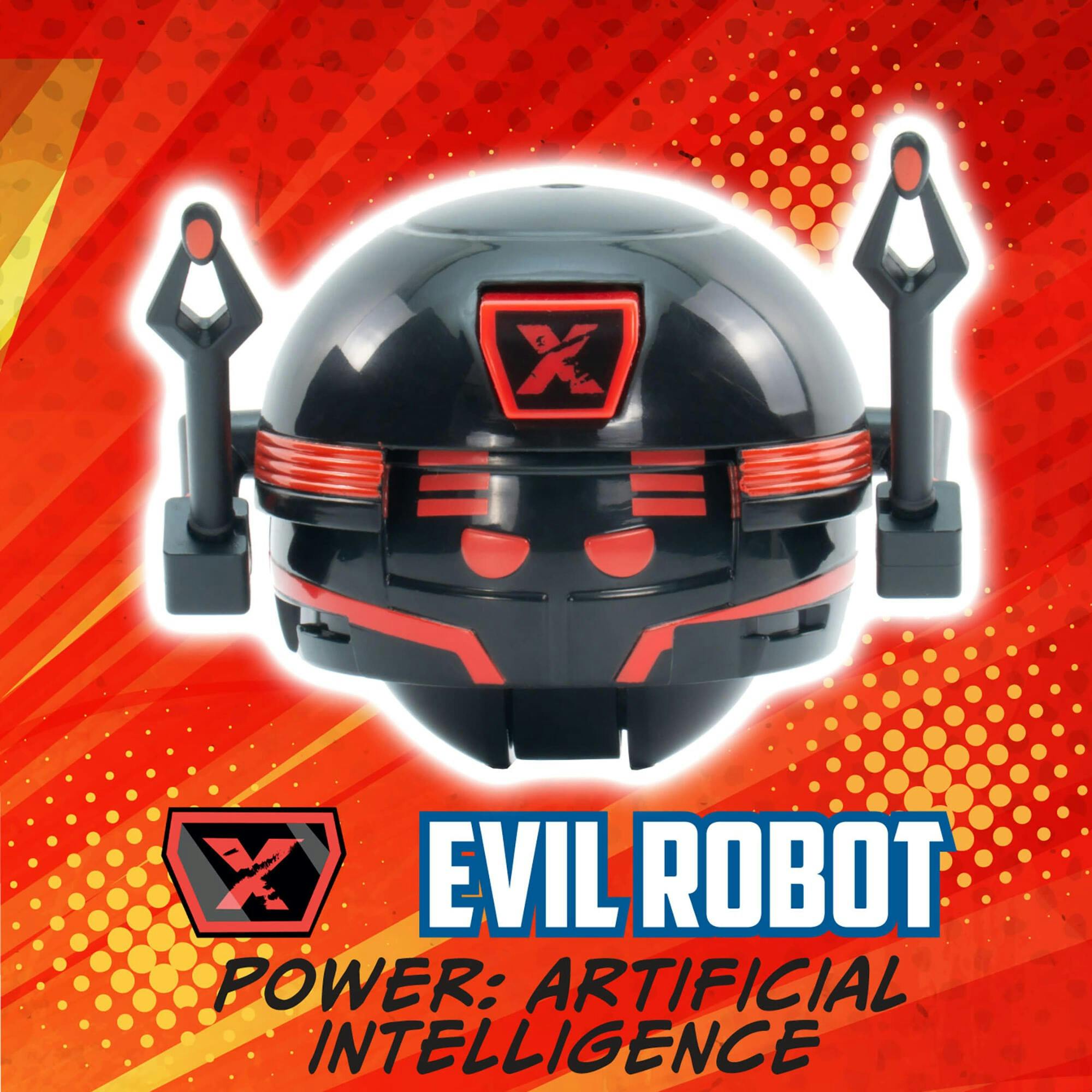 Battle Ballz: Training Pack - Evil Robot - Weapon Wielding Toy Figure
