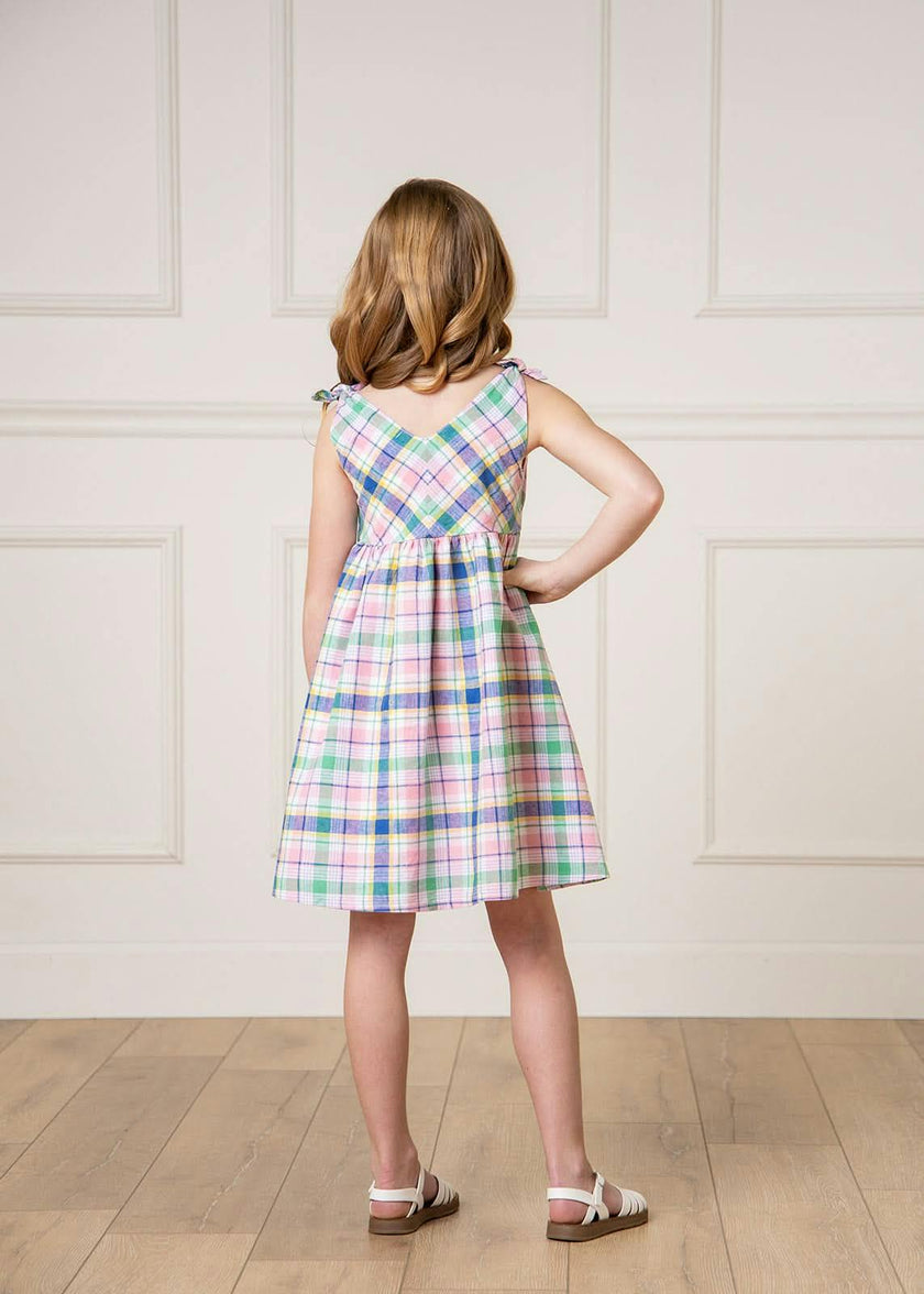 Bow Shoulder Swing Dress - Baby