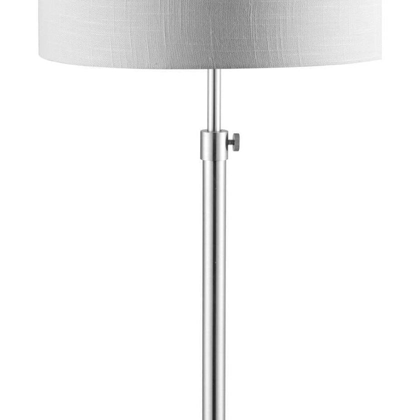 June 65" Adjustable Metal/Marble LED Floor Lamp