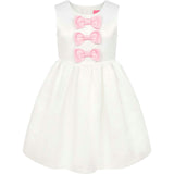 Joy Satin Bows Occasion Party Dress