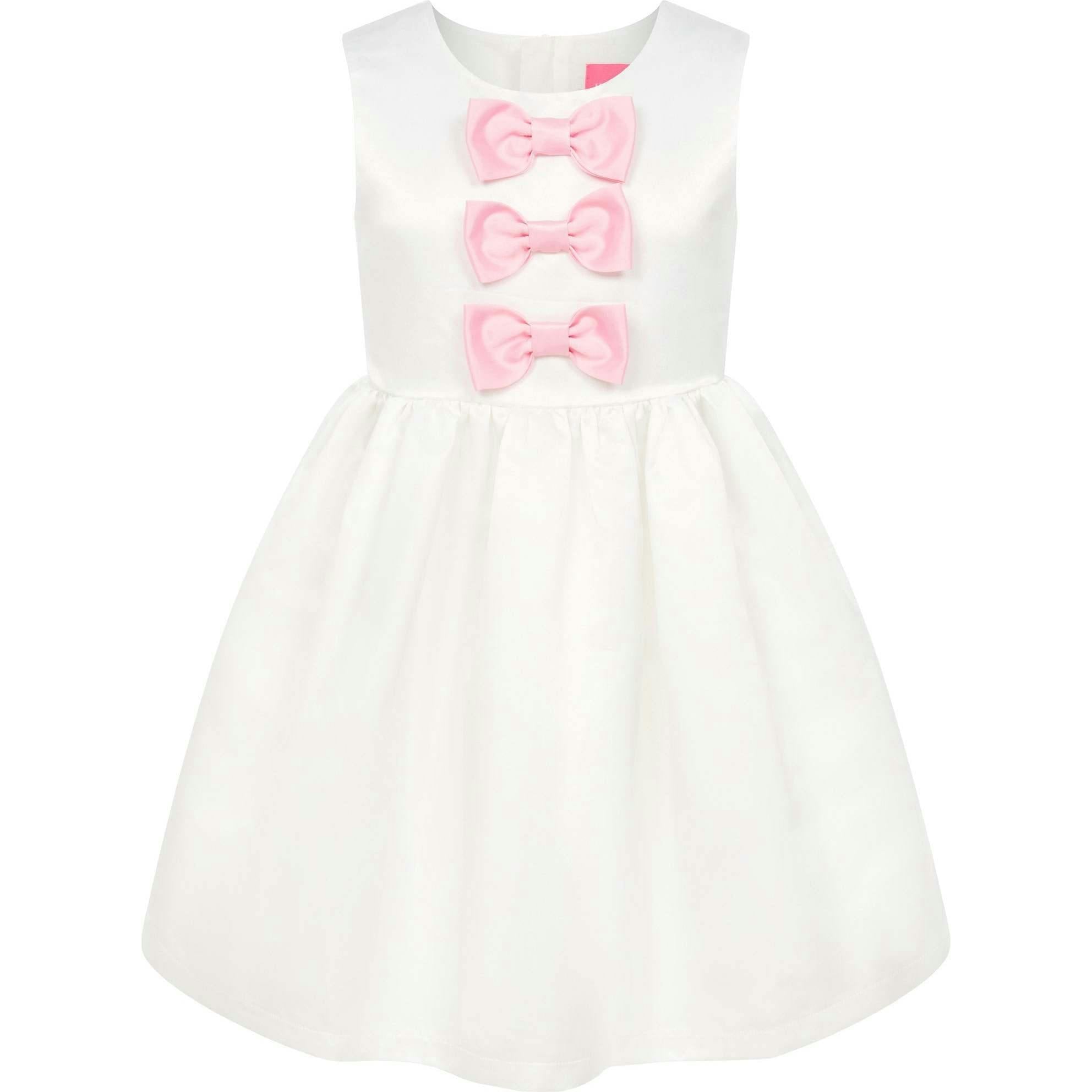 Joy Satin Bows Occasion Party Dress