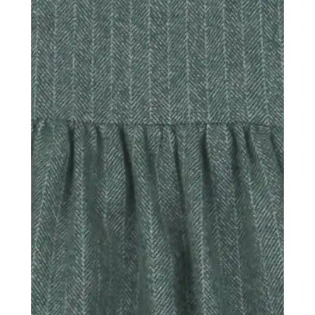 Vintage Tweed Pinafore Dress, Green