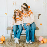Pumpkin Fair Isle Women's Sweater