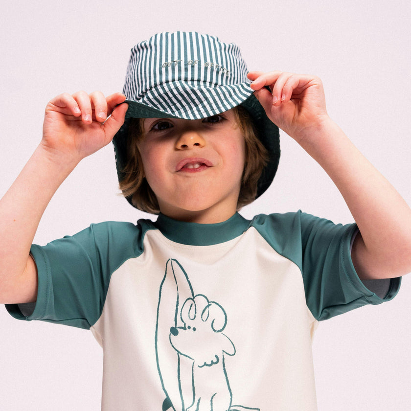 Sun Hat Reversible - Green - Surf Dogs