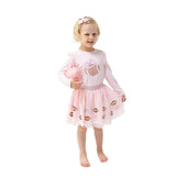 Football Helmets Pink - Long Sleeve Ruffle Tee Football