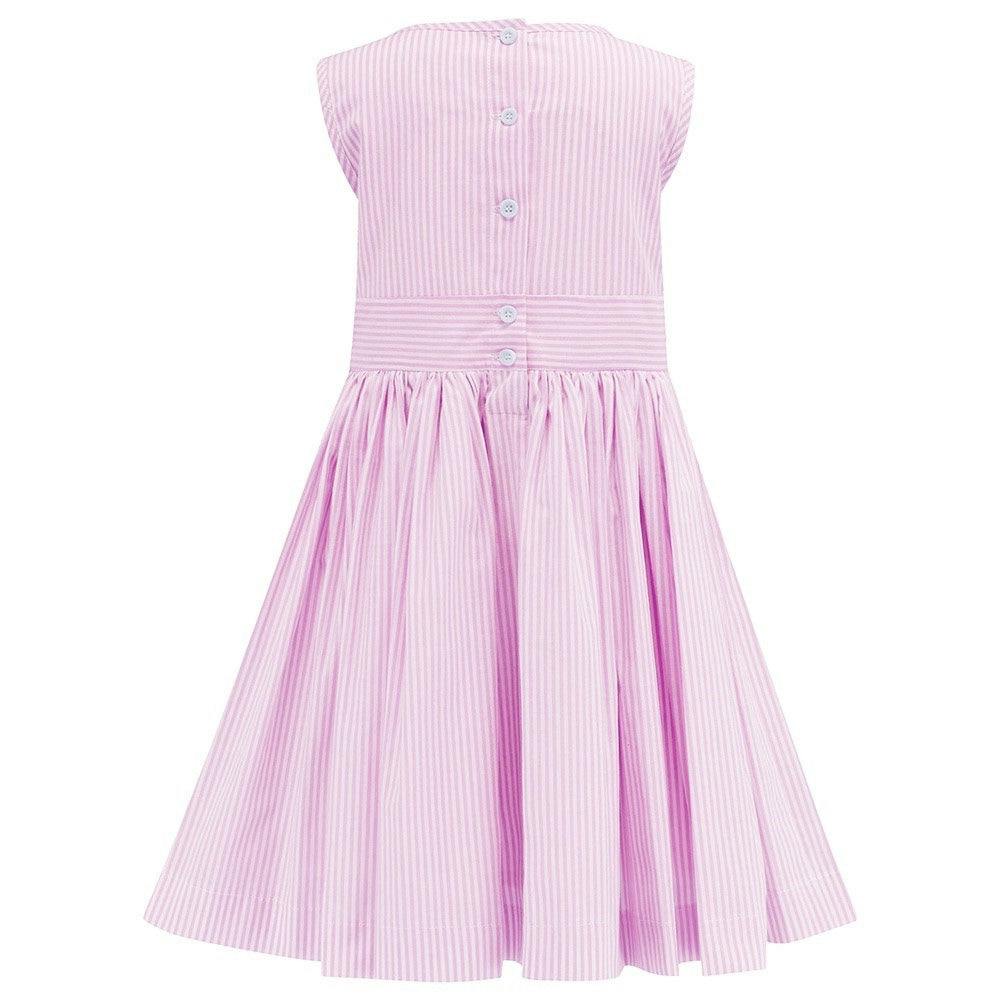 Hampstead Dress - Pastel Pink Stripe