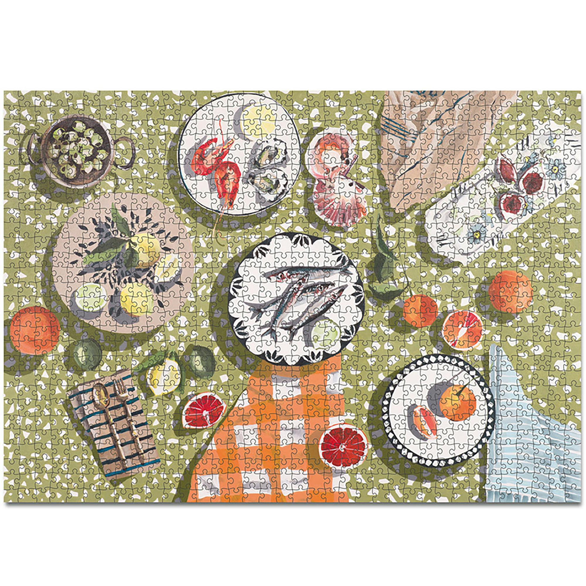 JOS: 1000 Piece Puzzle - Table By The Sea
