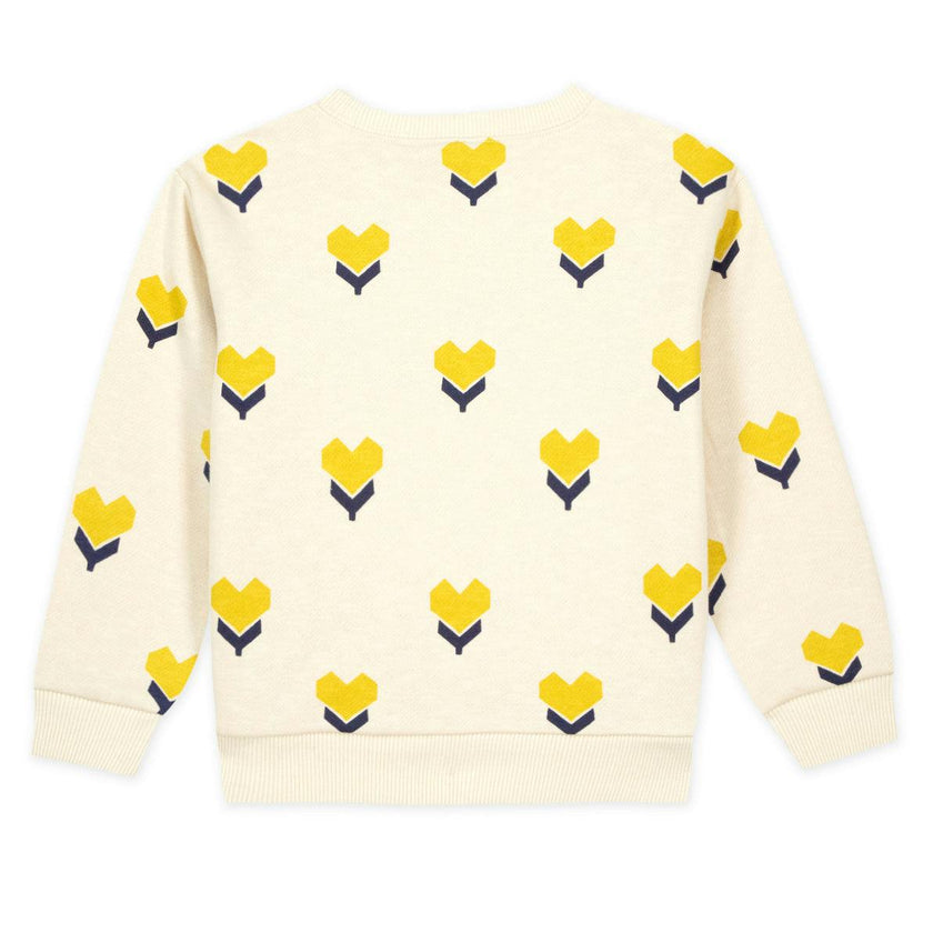BONTON Smile Sweatshirt - Coeur Flower