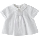 NANOS Delicate Pleats Baby Shirt