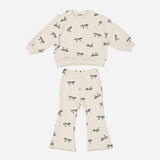 Ava Ribbon Sweatshirt Set