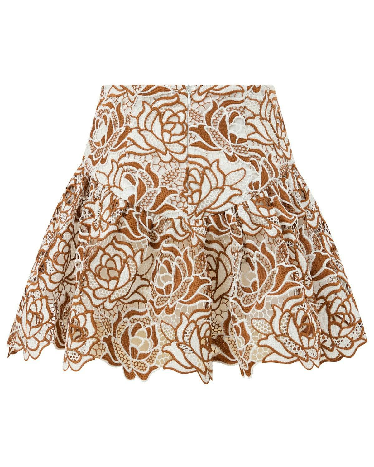 Kimberly Embroidered Mini Skirt