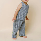 Jio Stripe Tank & Pull-on Set - Navy