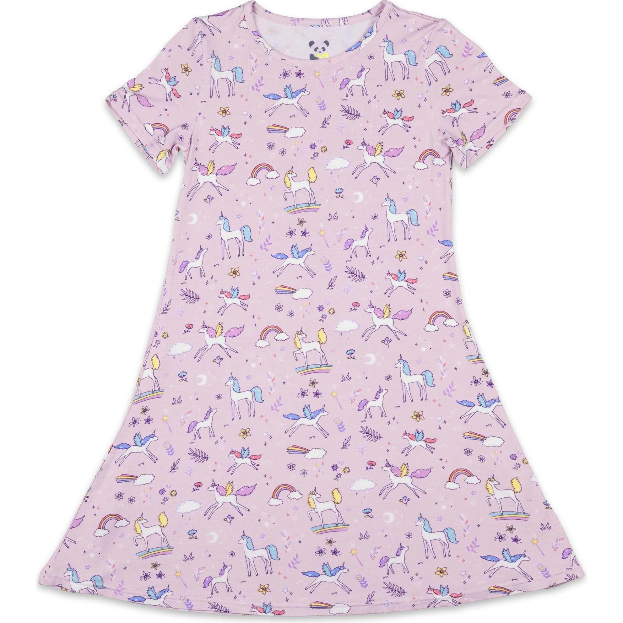 Enchanted Bamboo Girls' Short Sleeve Dress